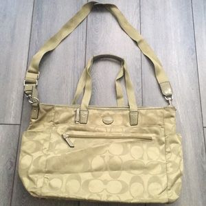 Coach diapers bag